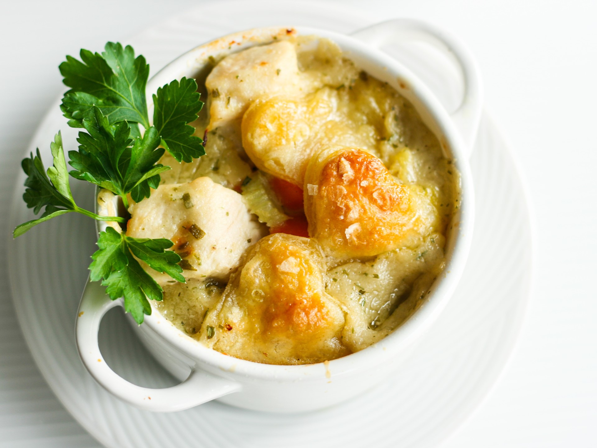 Tarragon Chicken Pot Pies